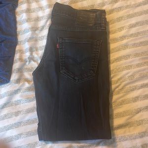 Mens skinny black jeans Levi’s